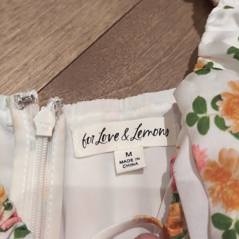 For love and lemons Emma mini dress medium FLAW** - Picture 7 of 10